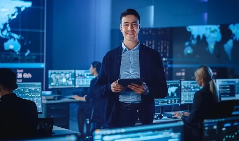 Cybersecurity that protects your business—not just your devices